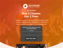 Tablet Screenshot of joyridesa.com